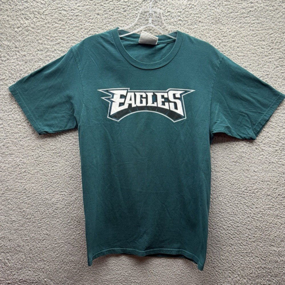Fanatics T-Shirt Men's Size Small Green Philadelphia Eagles "#1 Dad" Graphic Tee